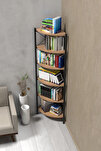 6 Raflı Kitaplık ve Saksılık Krem 160 cm