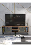 Linya Gold TV Sehpası Kahverengi