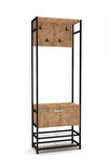 Metal Portmanto Kahverengi 180 cm