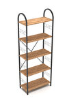 Metal Kitaplık Atlantik Çam 180 cm