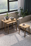 Zigon Sehpa Ahşap KR Torna Ayak Ceviz