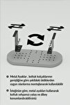 Ayarlanabilir Yan Sehpa Beyaz