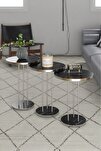 Gümüş Terra Zigon Bendir Siyah 3'lü