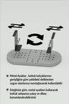 Ayarlanabilir Yan Sehpa Gordion Gri