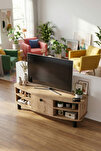 Vienna TV Sehpası Suntalam Bej 136x44 cm