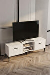 Vera TV Sehpası Suntalam Beyaz 160x35 cm
