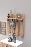 Country Duvar Askılığı Kahverengi 60 cm