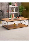 Double Orta Sehpa Ceviz 90x50 cm