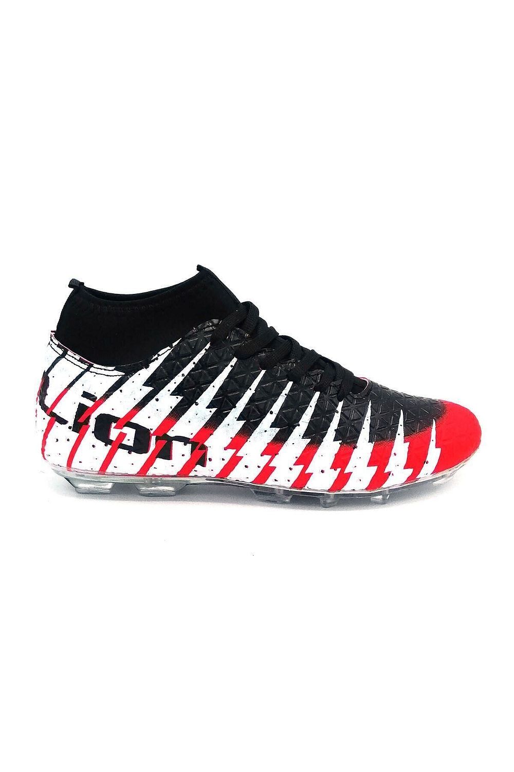 Lion 1453 Black Red Cleat Football Shoes