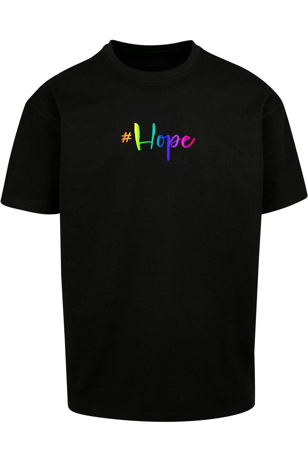 Merchcode Herren Hope Rainbow Heavy Oversized Tee Trendyol