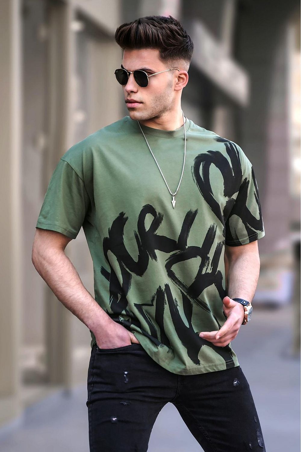 Mens patterned deals t shirts