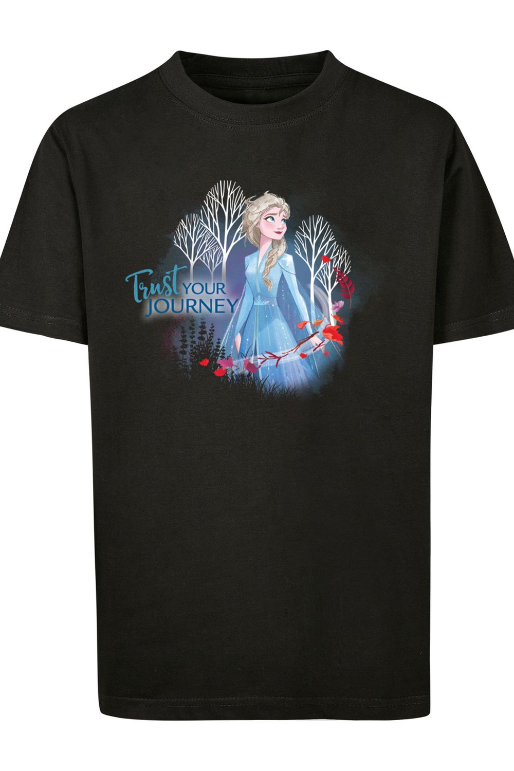 - Trendyol 2 Basic mit Your Disney Kinder Journey-WHT Kids F4NT4STIC T- Frozen Trust Shirt