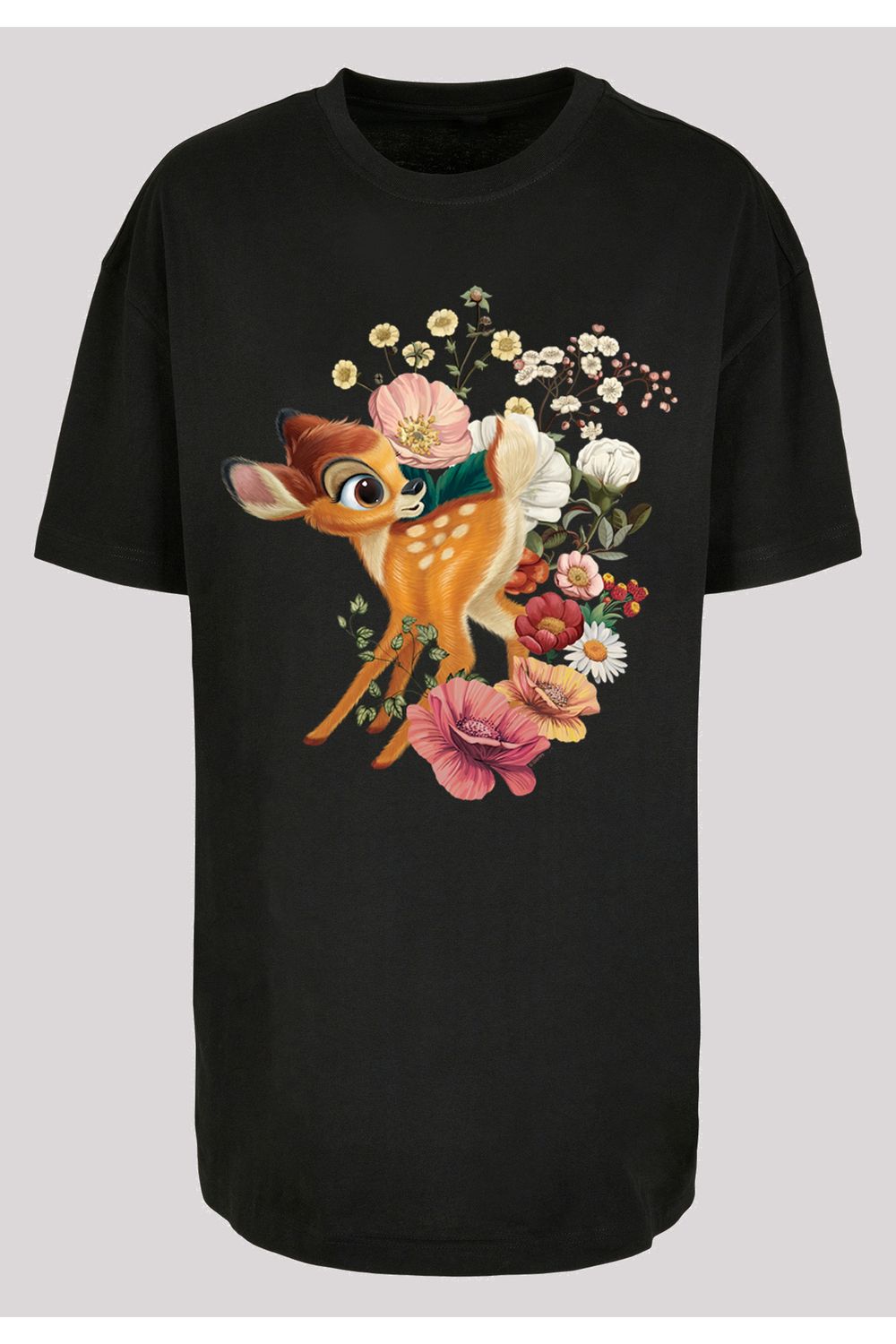 F4NT4STIC Damen Disney Bambi Meadow mit übergroßem Boyfriend-T-Shirt für  Damen - Trendyol