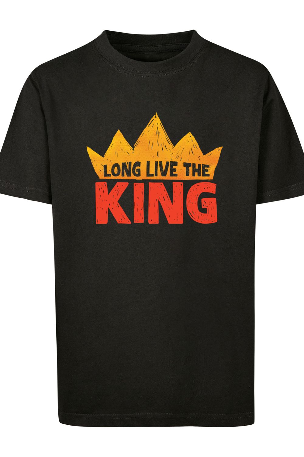 F4NT4STIC Kinder Disney Der Kinder-Basic-T-Shirt Löwen - der König König lebe der mit Film Lang Trendyol