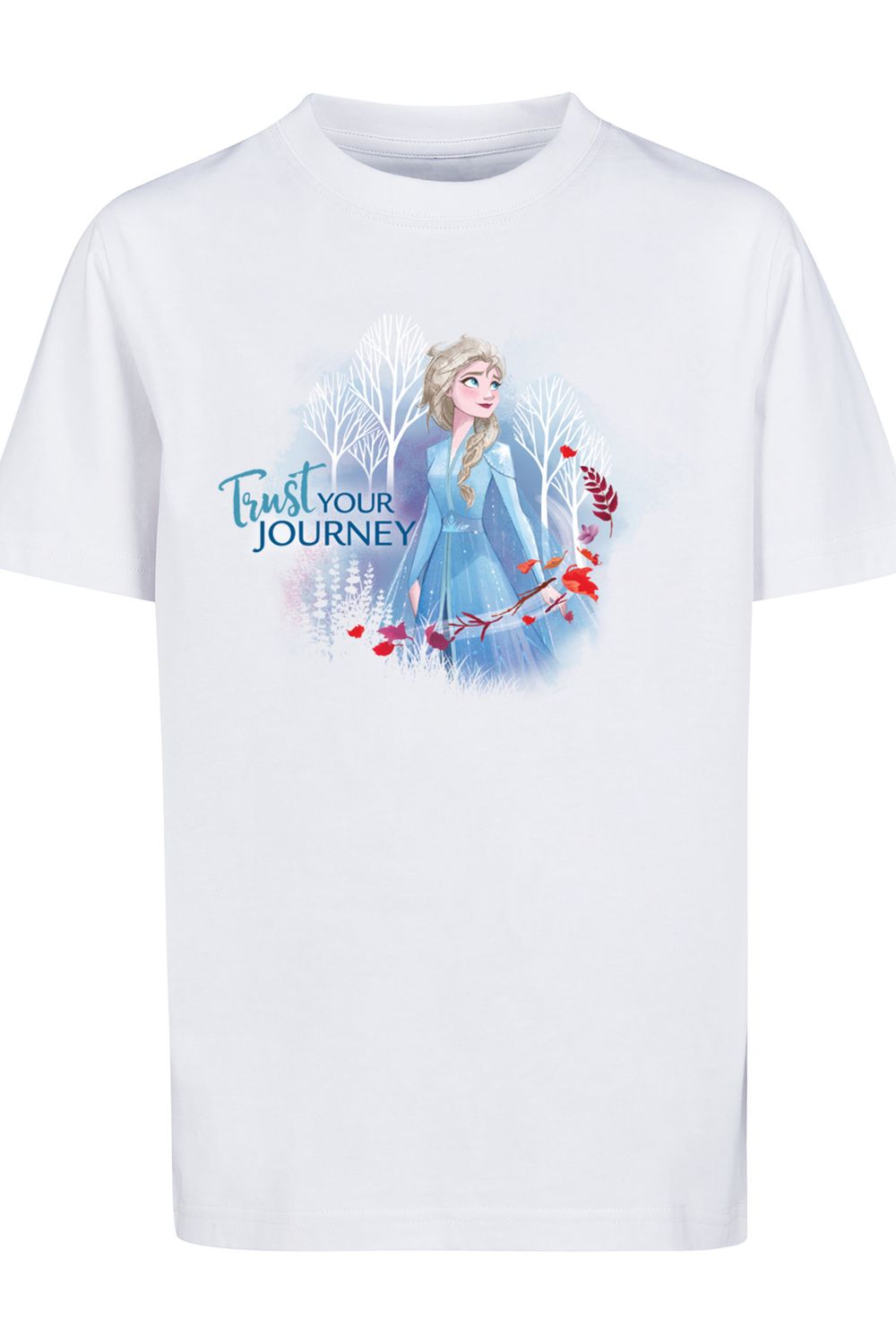 F4NT4STIC Kinder Trendyol 2 Kids Journey-WHT Frozen T- Shirt mit Basic Trust Disney Your 