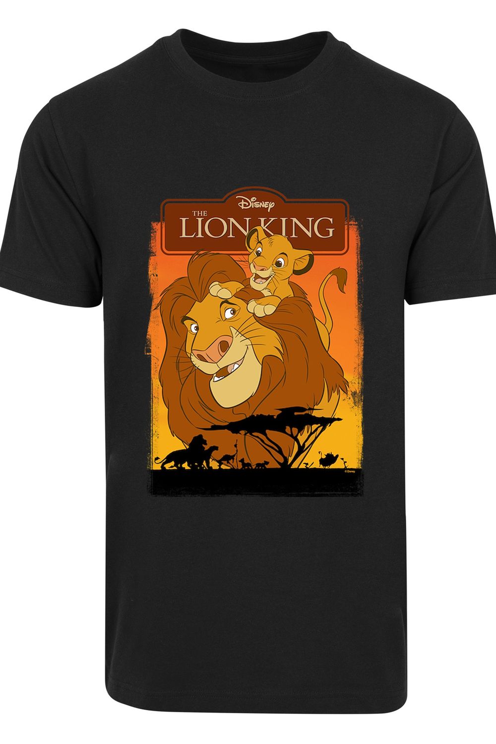 Herren der T-Shirt Löwen Disney F4NT4STIC mit Simba König Mufasa Trendyol und - Der Rundhals