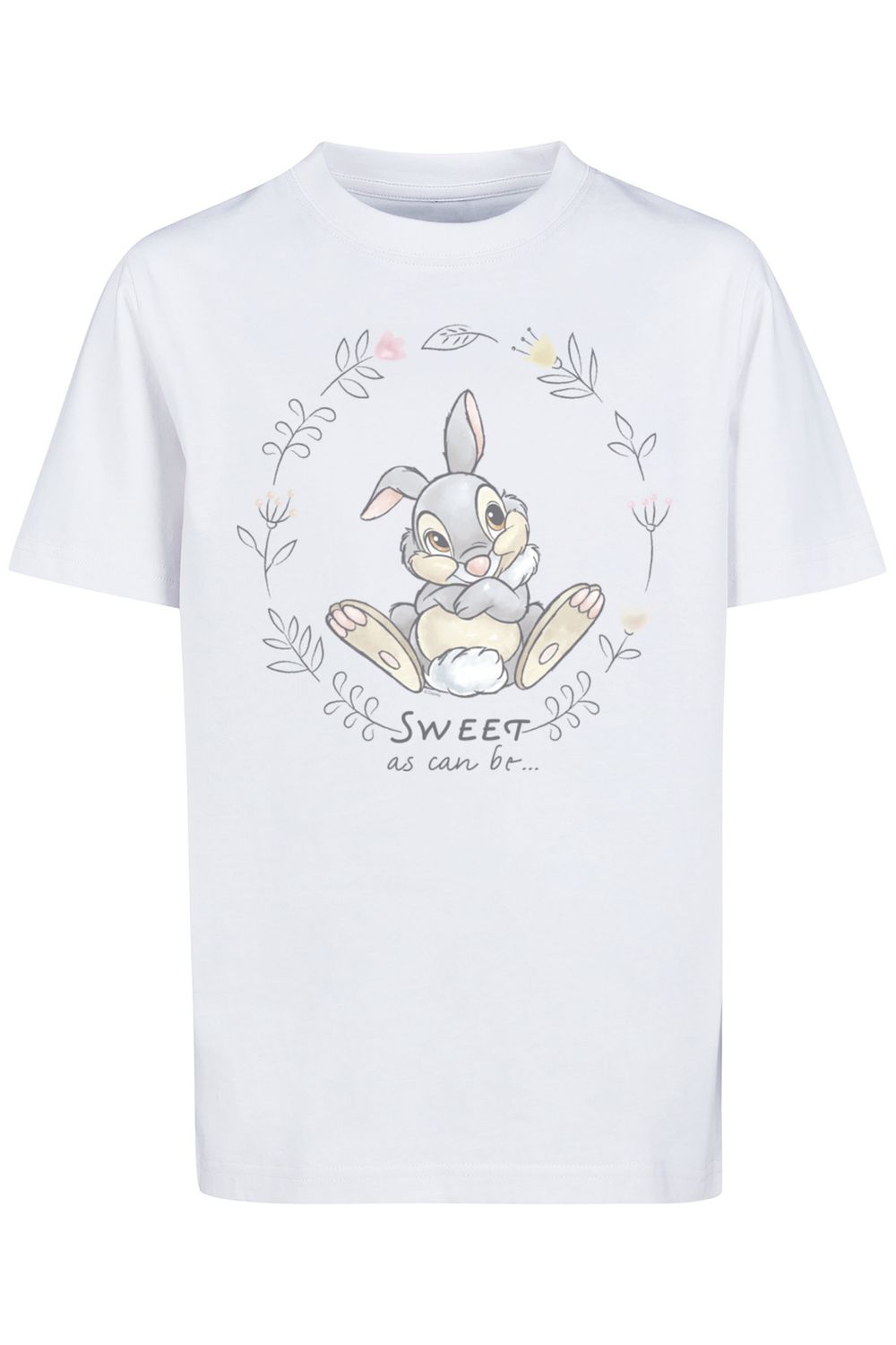 Tee Disney Can mit Basic Trendyol F4NT4STIC Bambi As Be-WHT-Halsaufdruck - Thumper Sweet Kinder Kids