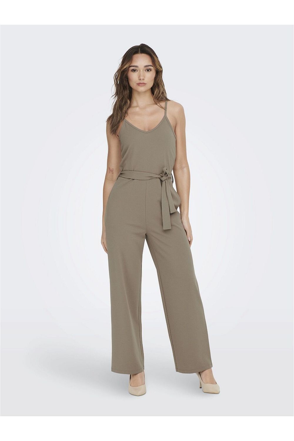 JDY Jumpsuit Grau Regular Fit Trendyol