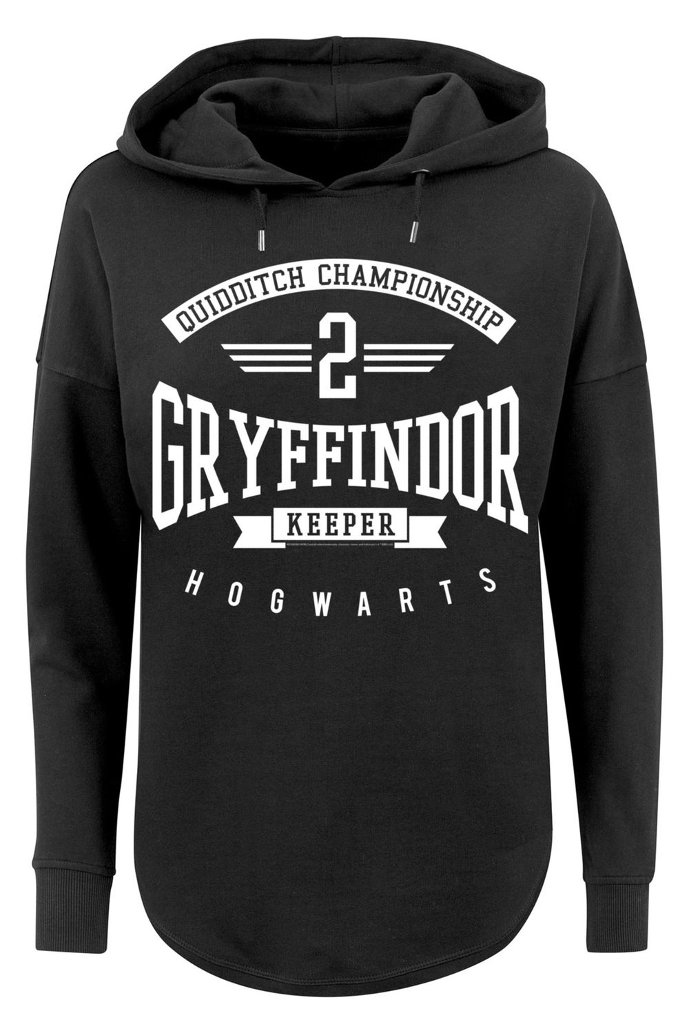 F4NT4STIC Damen Harry Potter Trendyol übergroßem Kapuzenpullover Damen- Gryffindor - mit Keeper-WHT