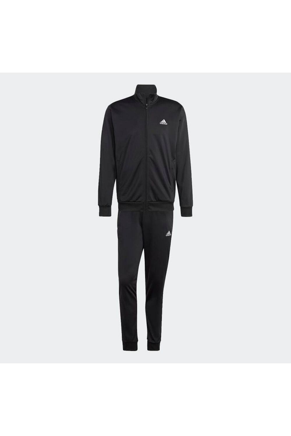 Adidas white top and black tracksuit