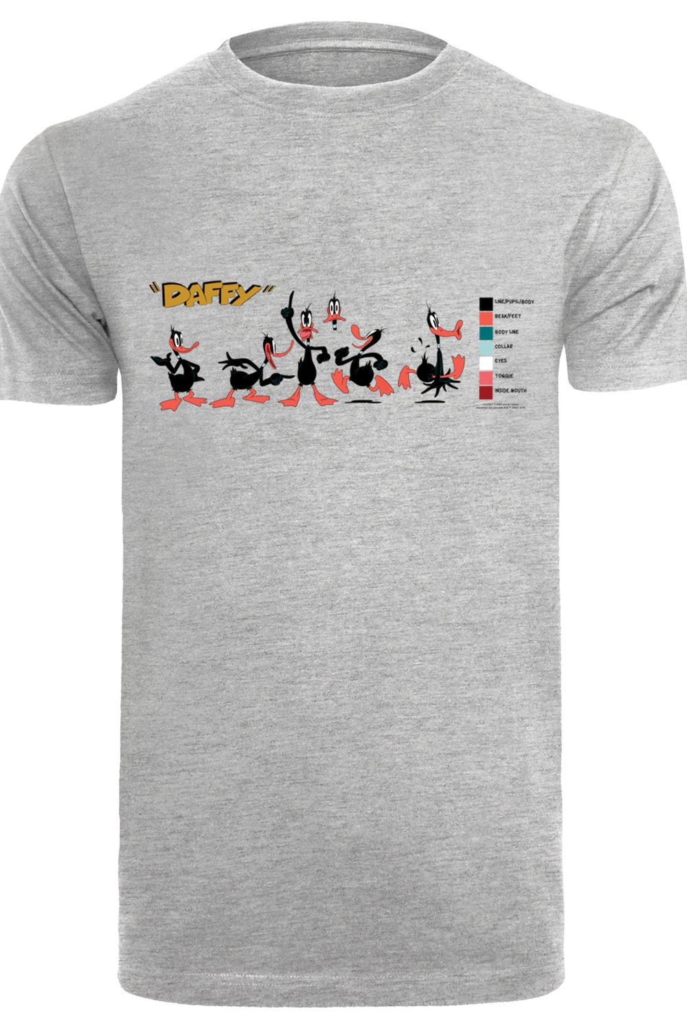 - F4NT4STIC Farbcode Looney Duck Rundhalsausschnitt Tunes T-Shirt Daffy Herren Trendyol mit