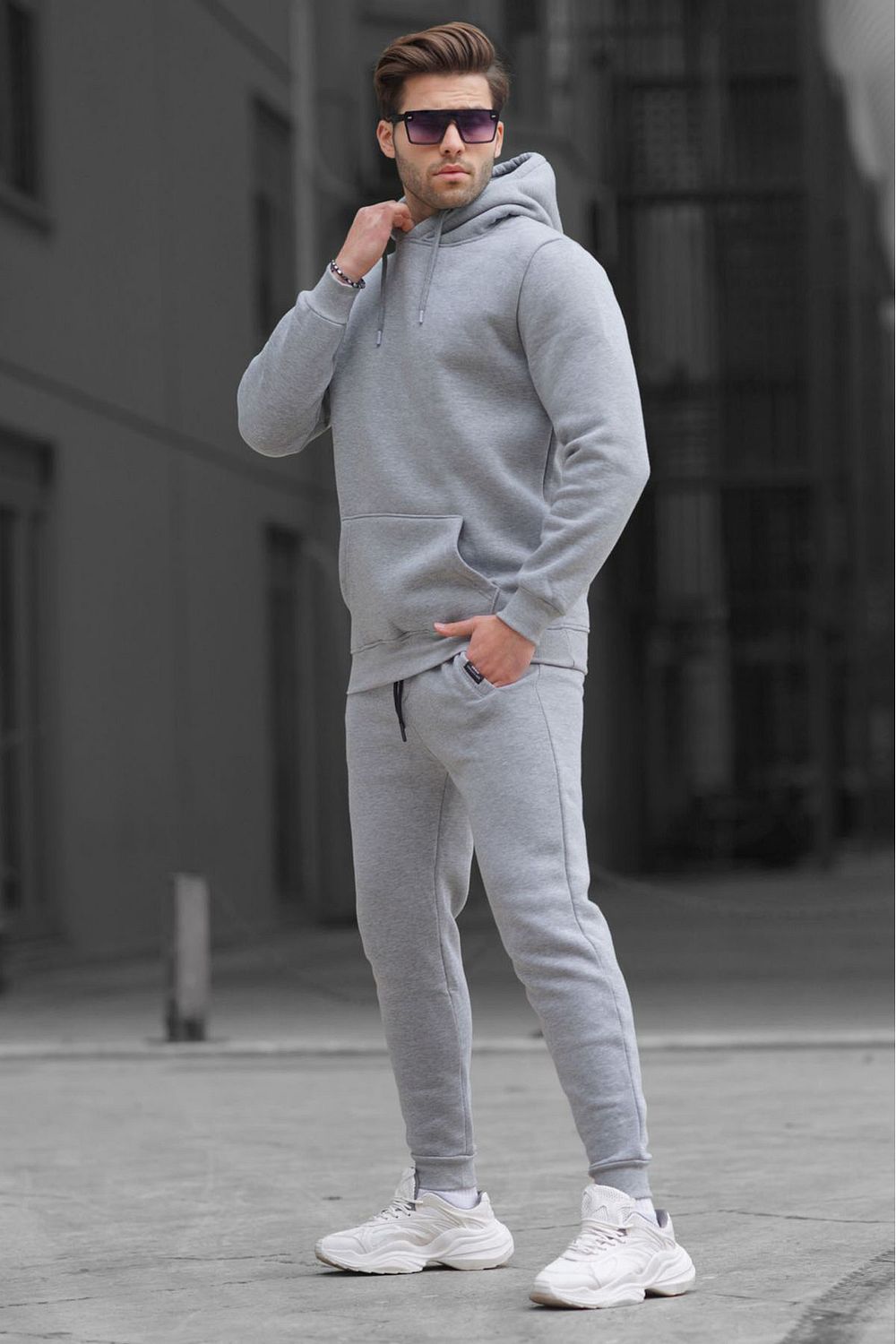 Mens clearance gray tracksuit