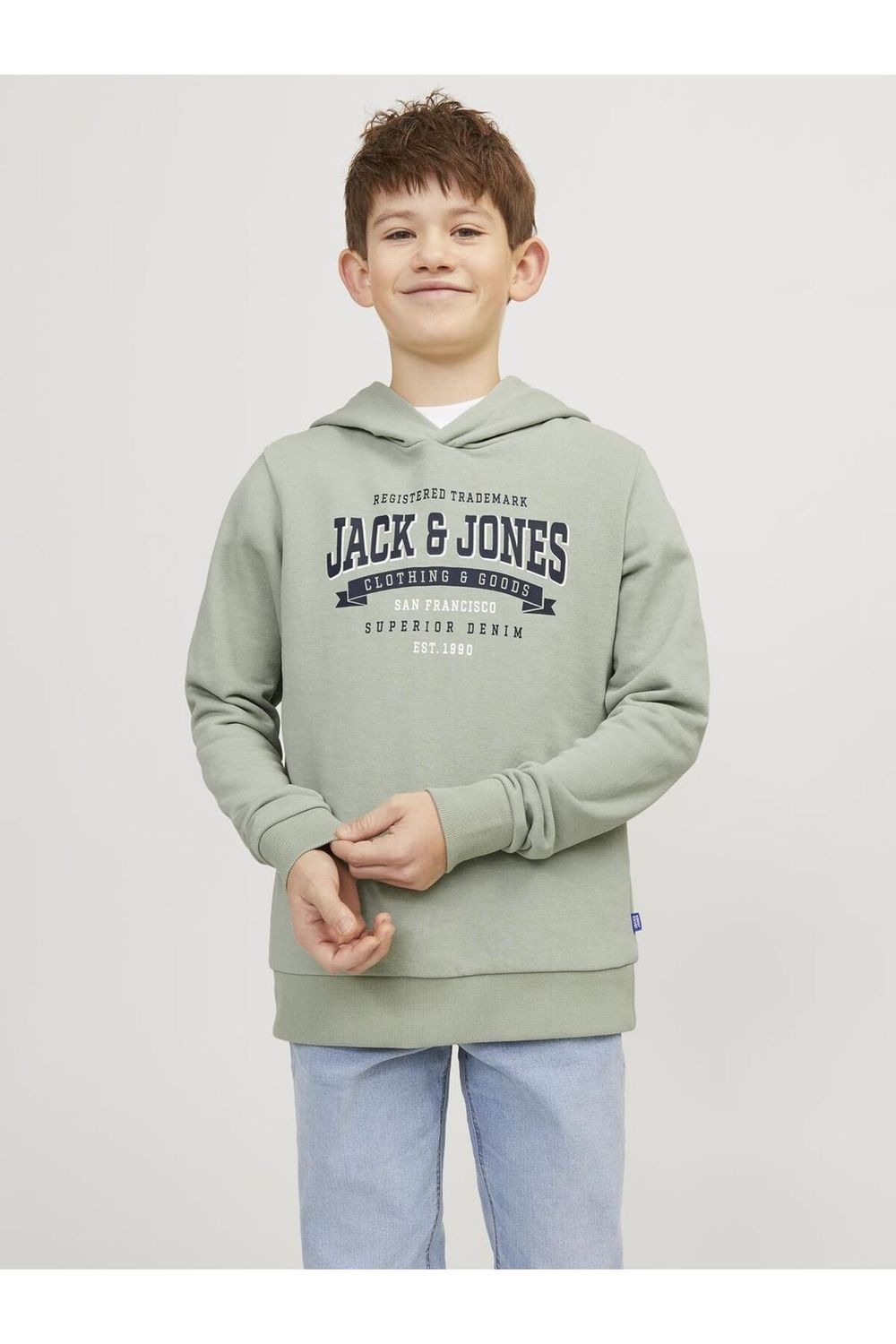 - & Regular - Jack Jones Grün Pullover Fit Junior Trendyol -