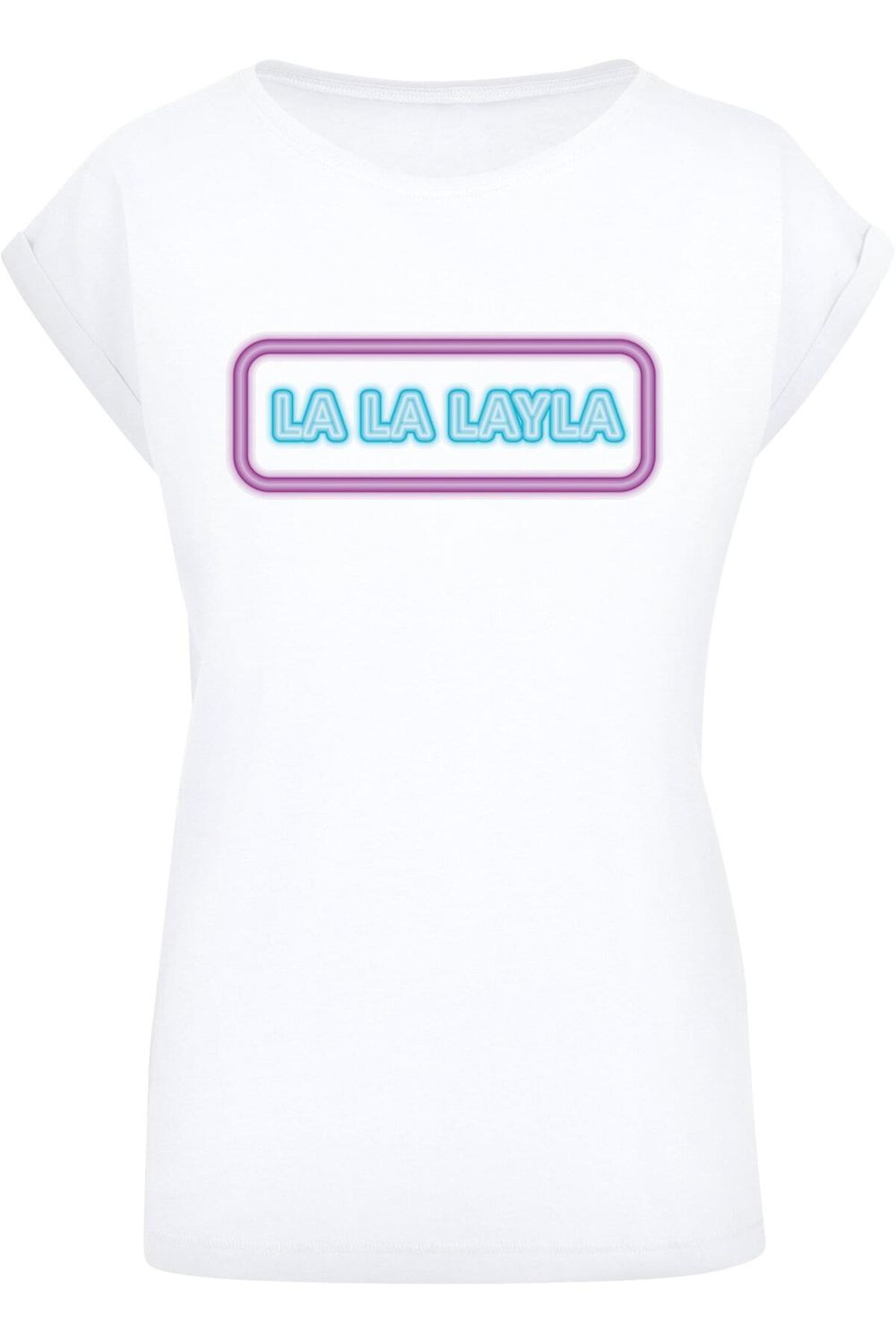 Merchcode Damen Ladies LA LA T-Shirt LAYLA - Trendyol