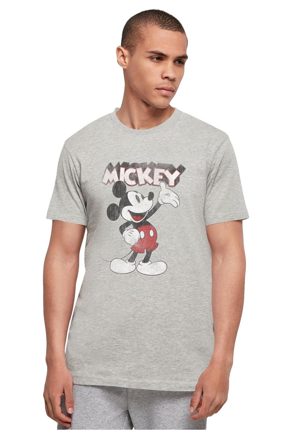 ABSOLUTE CULT Herren Mickey Mouse - Geschenke Basic T-Shirt - Trendyol