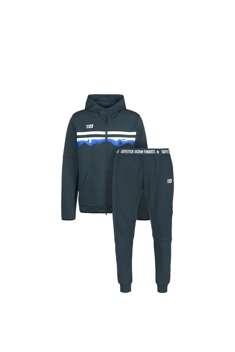 Trainingsanzug - Outfitter Regular Fit - Trendyol Blau -