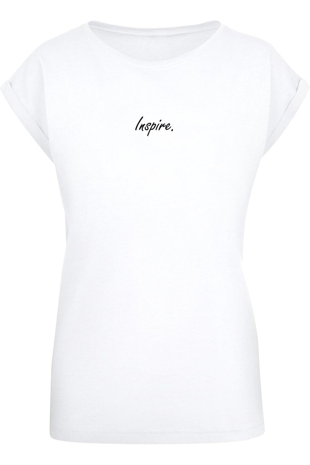 Merchcode Damen Ladies Inspire T-Shirt mit verlängerter Schulterpartie -  Trendyol