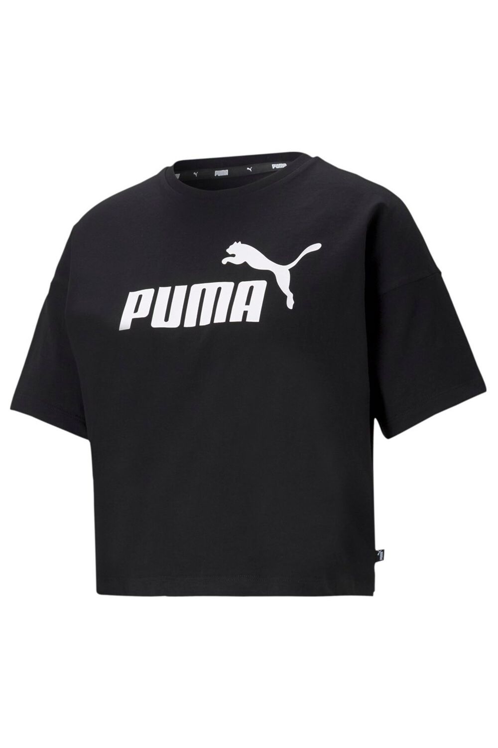 Puma Ess Cropped Logo Tee Damen-T-Shirt - Trendyol
