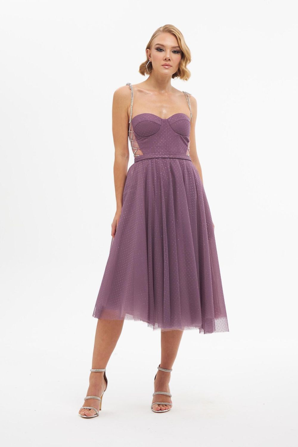 CARMEN Evening & Prom Dress - Purple - A-line - Trendyol