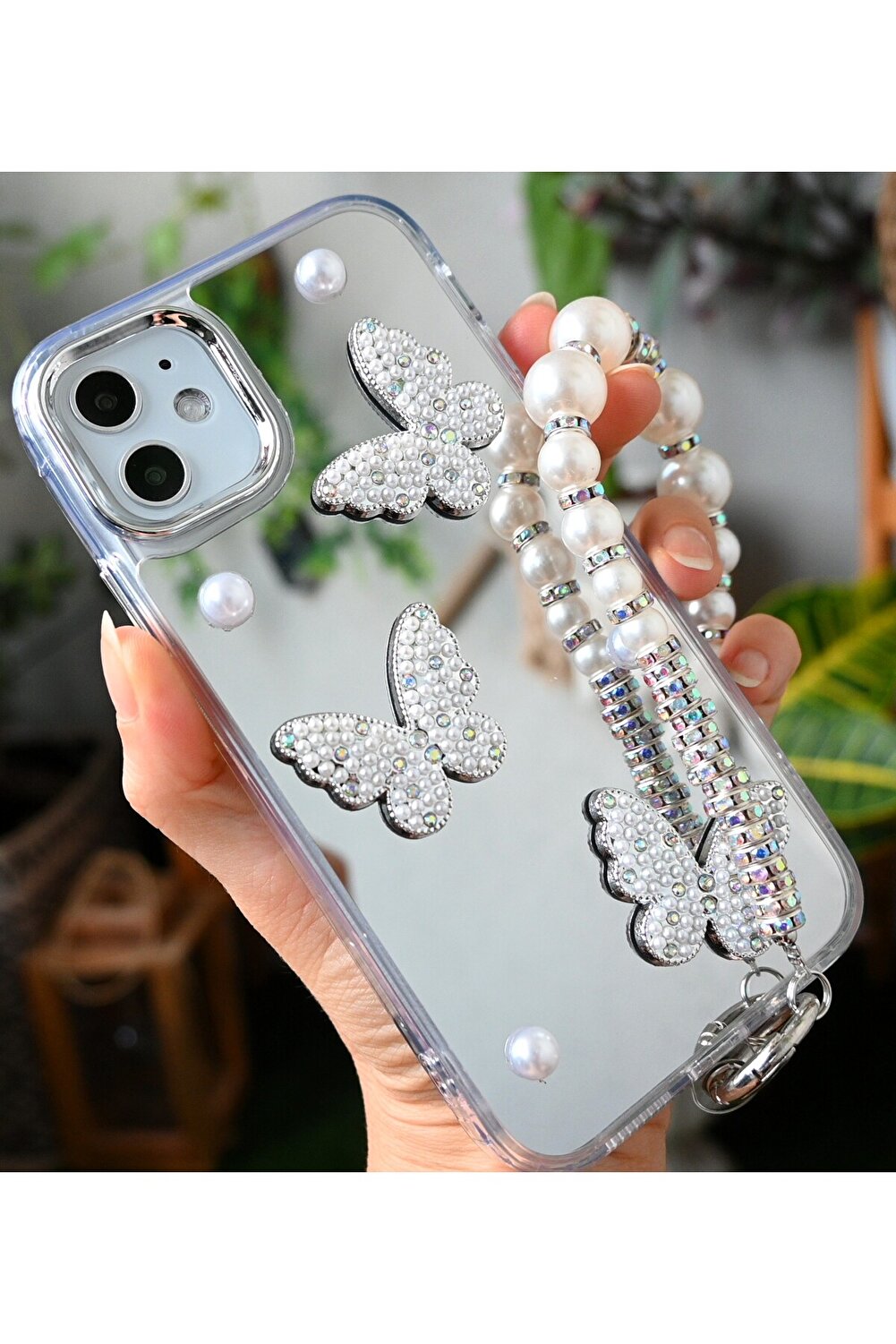 حافظة سيليكون مضادة للصدمات بتصميم قلب أسود عاكس م...