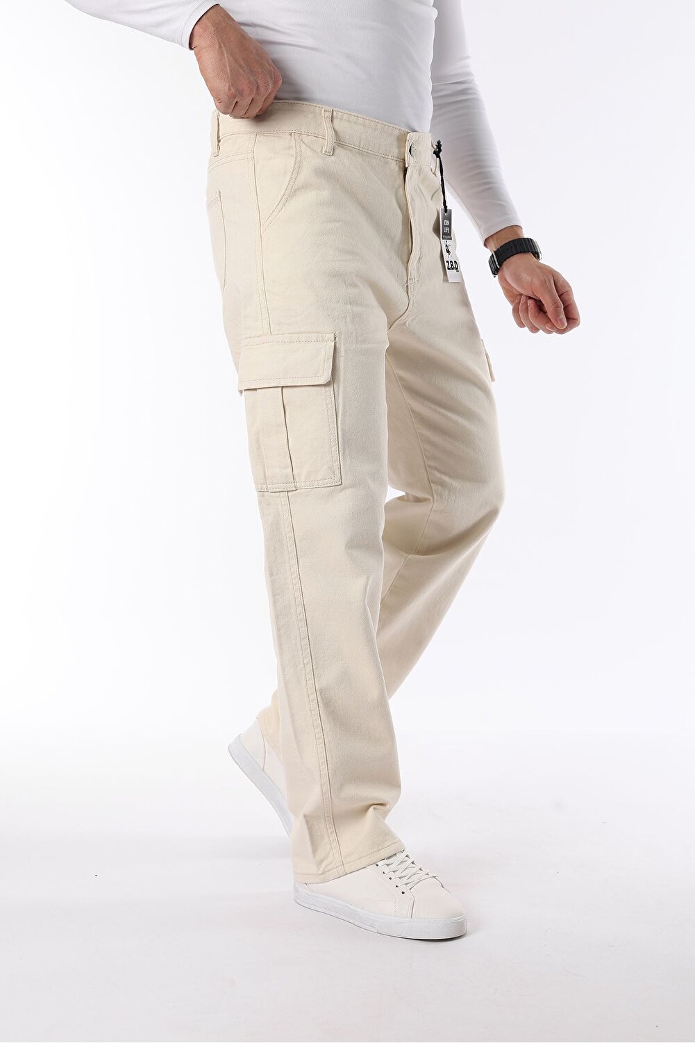comstar بنطلون رجالي فضفاض مع جيوب كارجو