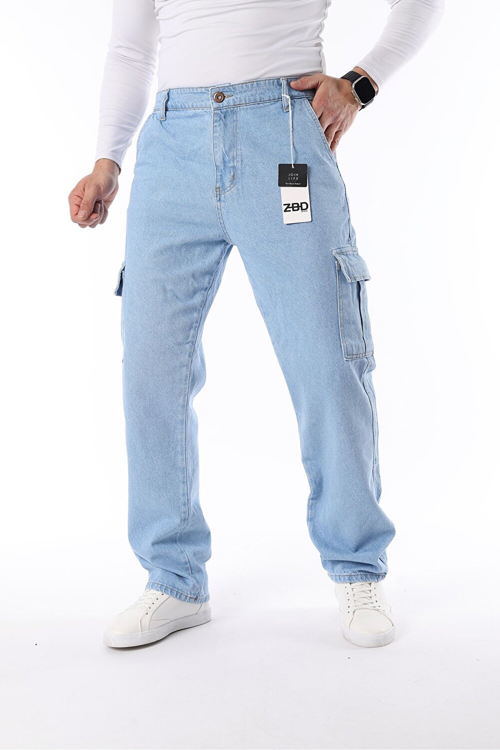 comstar بنطلون رجالي فضفاض مع جيوب كارجو