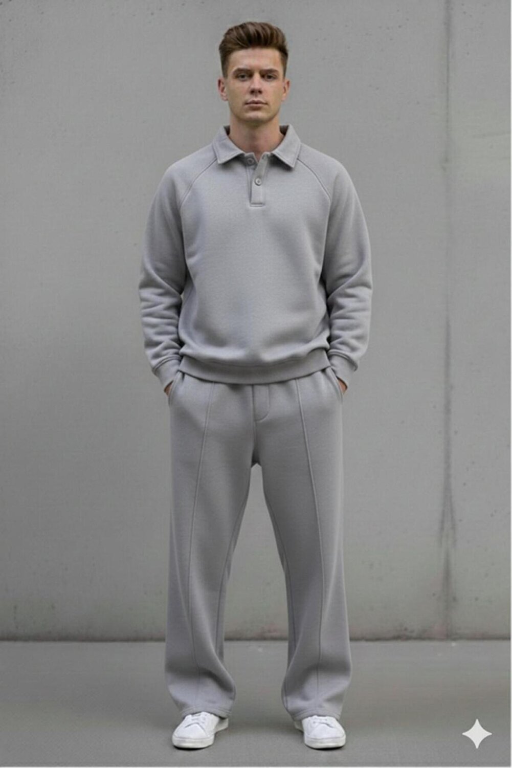 CAST COLLECTİON طقم بدلة رياضية صيفية بقصة واسعة ب...