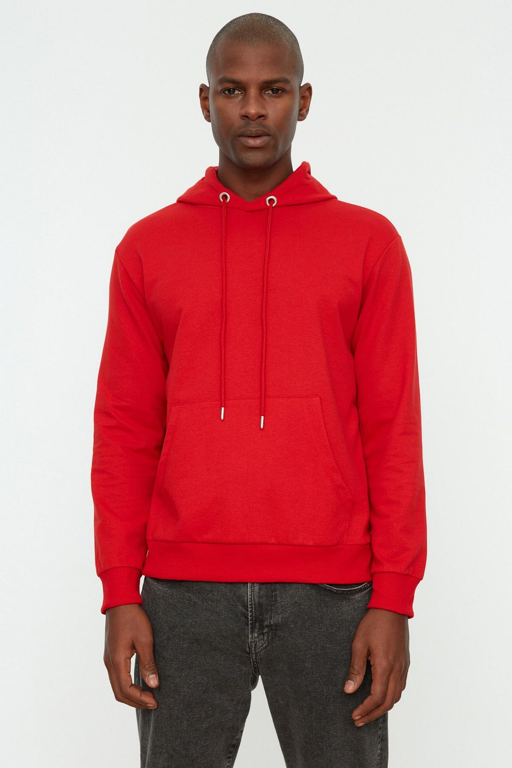 Basic red hoodie sale