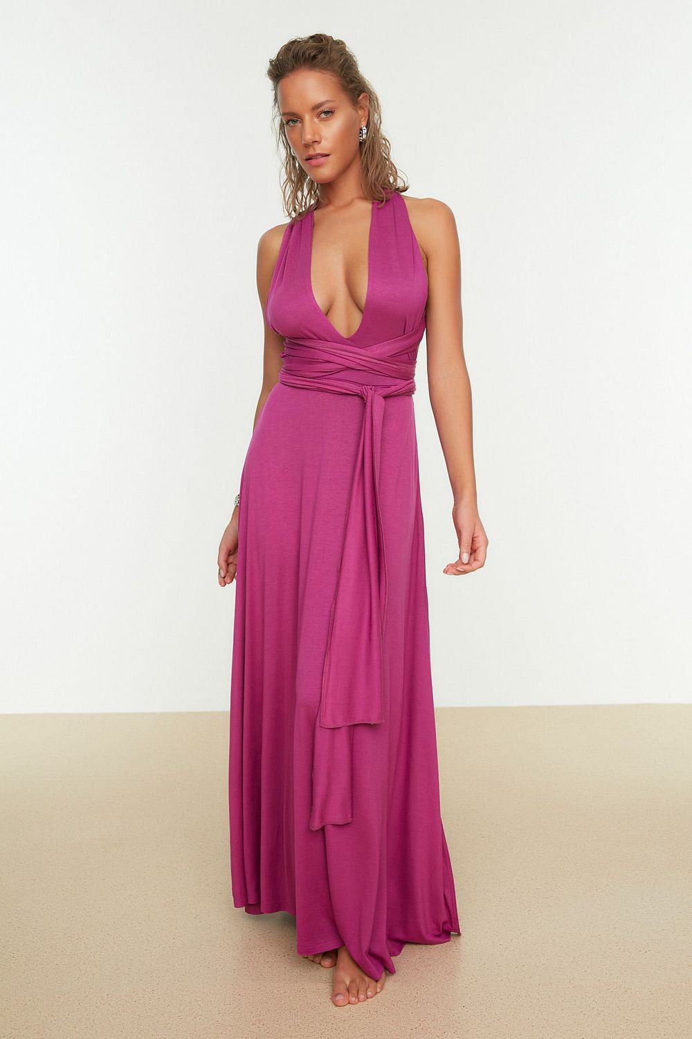Tricks of the trade mauve hotsell maxi dress