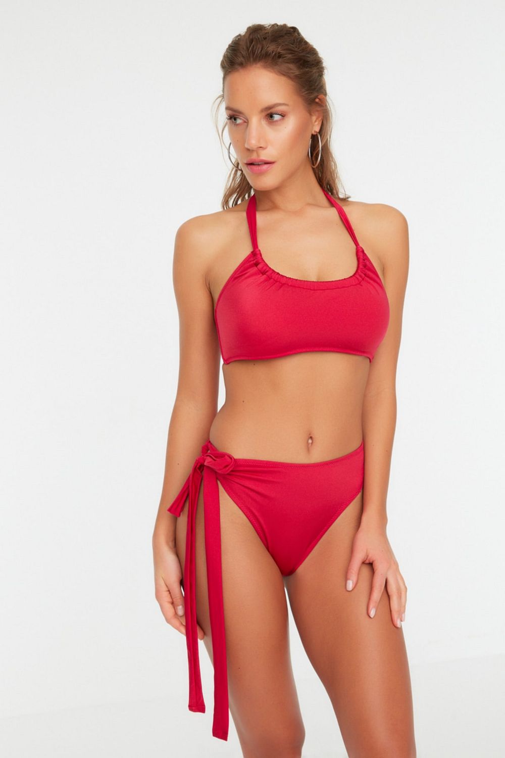 Burgundy bikini bottom hotsell