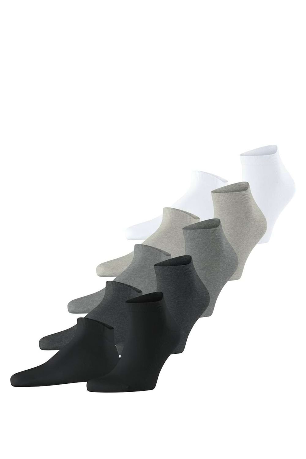 - Esprit Bio-Baumwolle, Herren - Sneaker-Socken, uni Pack Size, 5er Trendyol One Solid Mix,