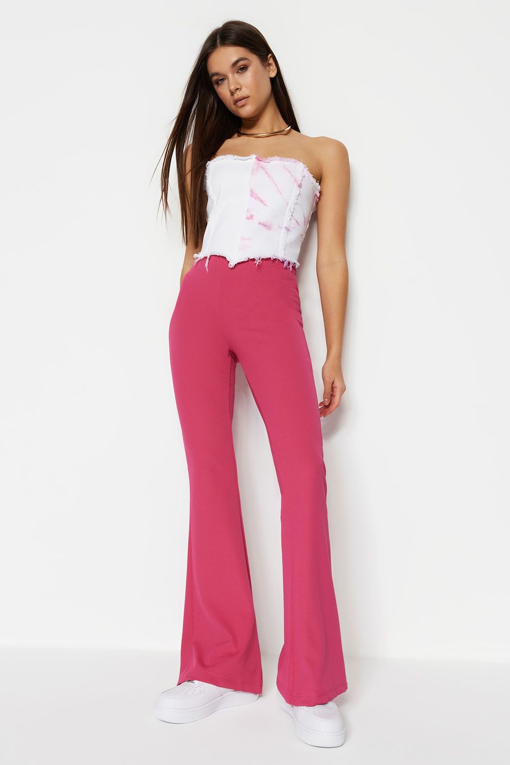 Isa Boulder Tent Knitted Flared Trousers - Farfetch