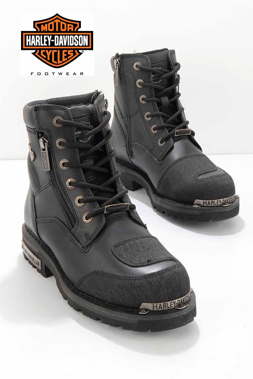 Harley Davidson Renshaw Black Leather Men s Boots