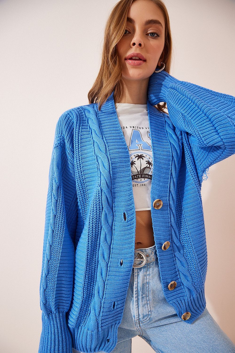 Dark turquoise cardigan store