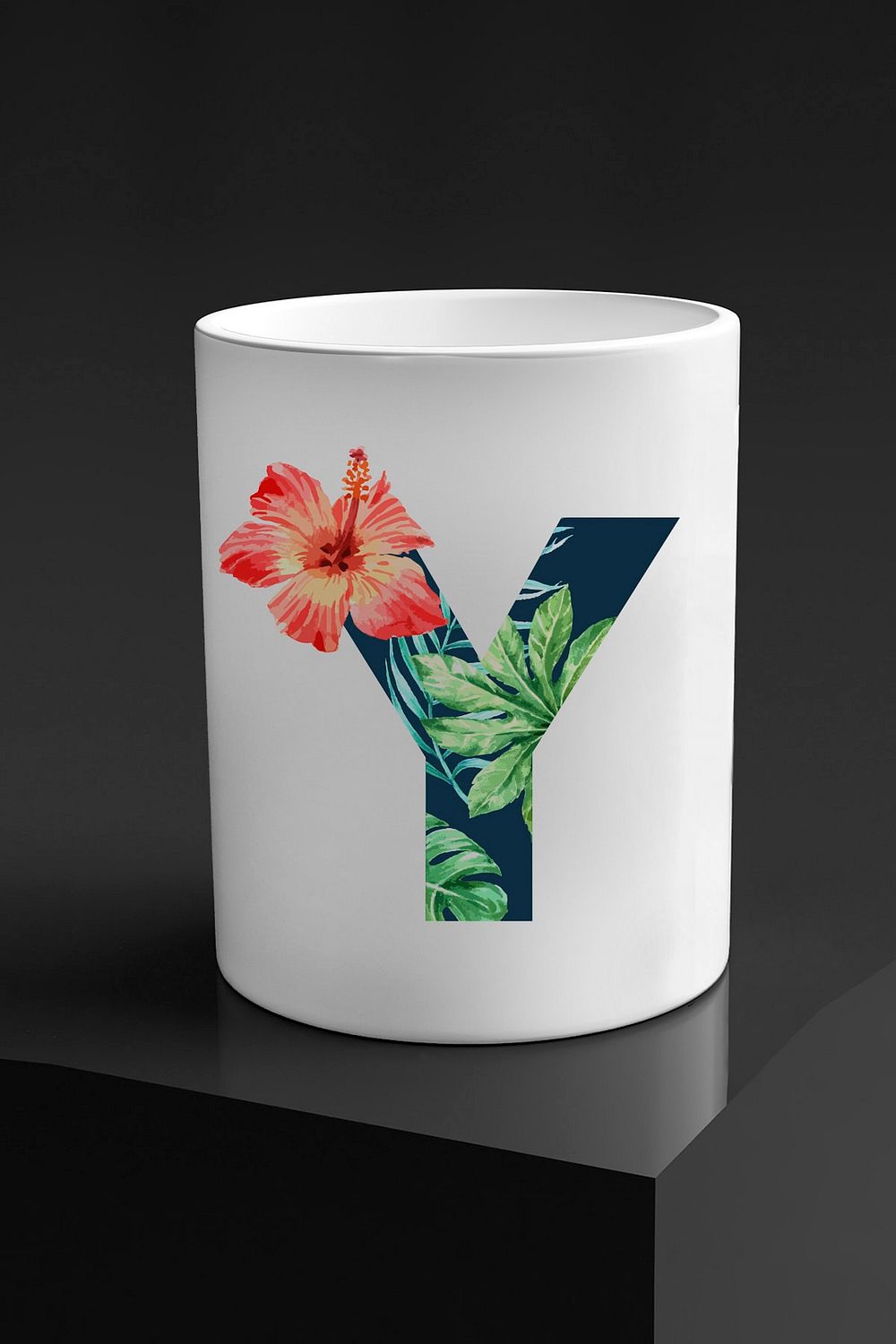 yhfoto H Letter Handless Double Coffee Cup - 300 Ml. - Water glass - -  Trendyol