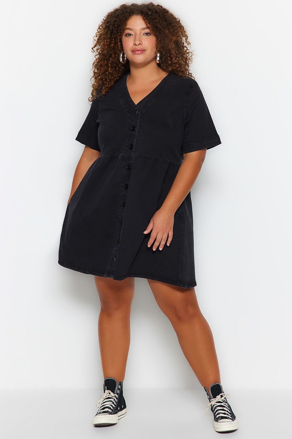 Denim dress clearance curve