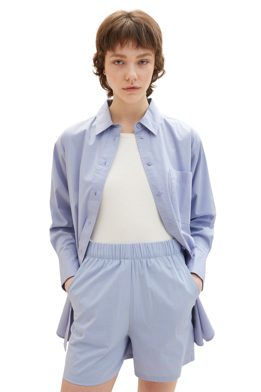 Neue Produkte günstig im Versandhandel Tom Tailor Denim Shirt Damen Wassersport Trendyol / Mädchen blau 