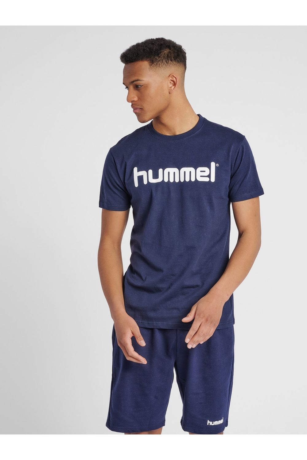 HUMMEL T-Shirt - - - Grau Regular Fit Trendyol