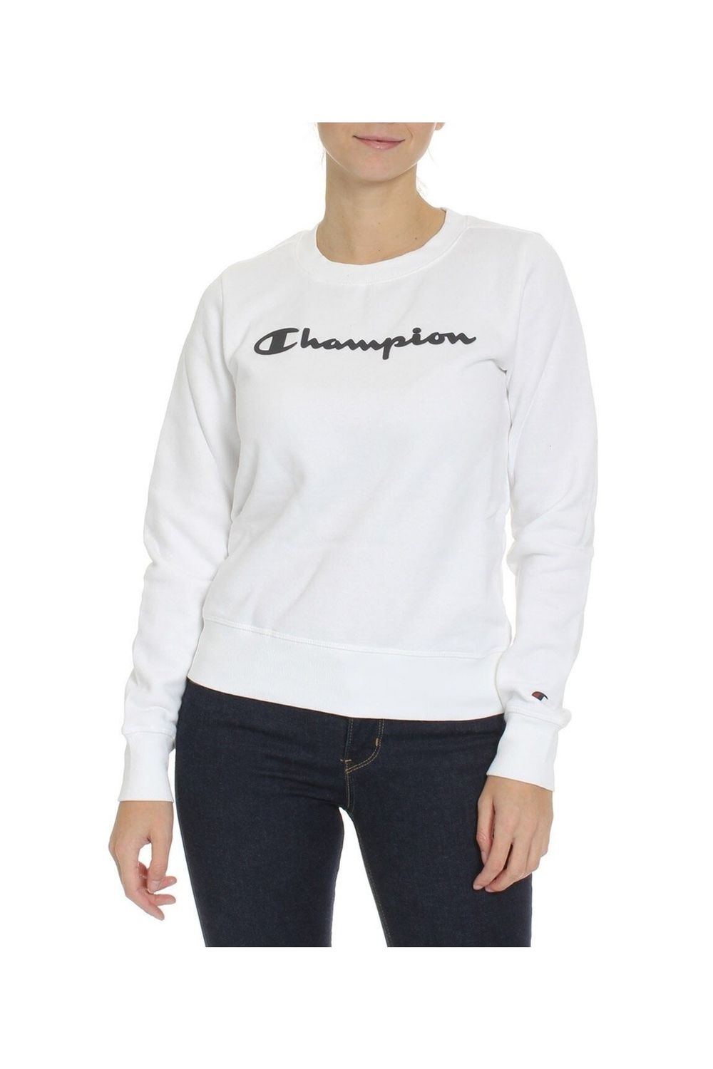 Champion Sweatshirt - Schwarz - Regular Trendyol Fit 