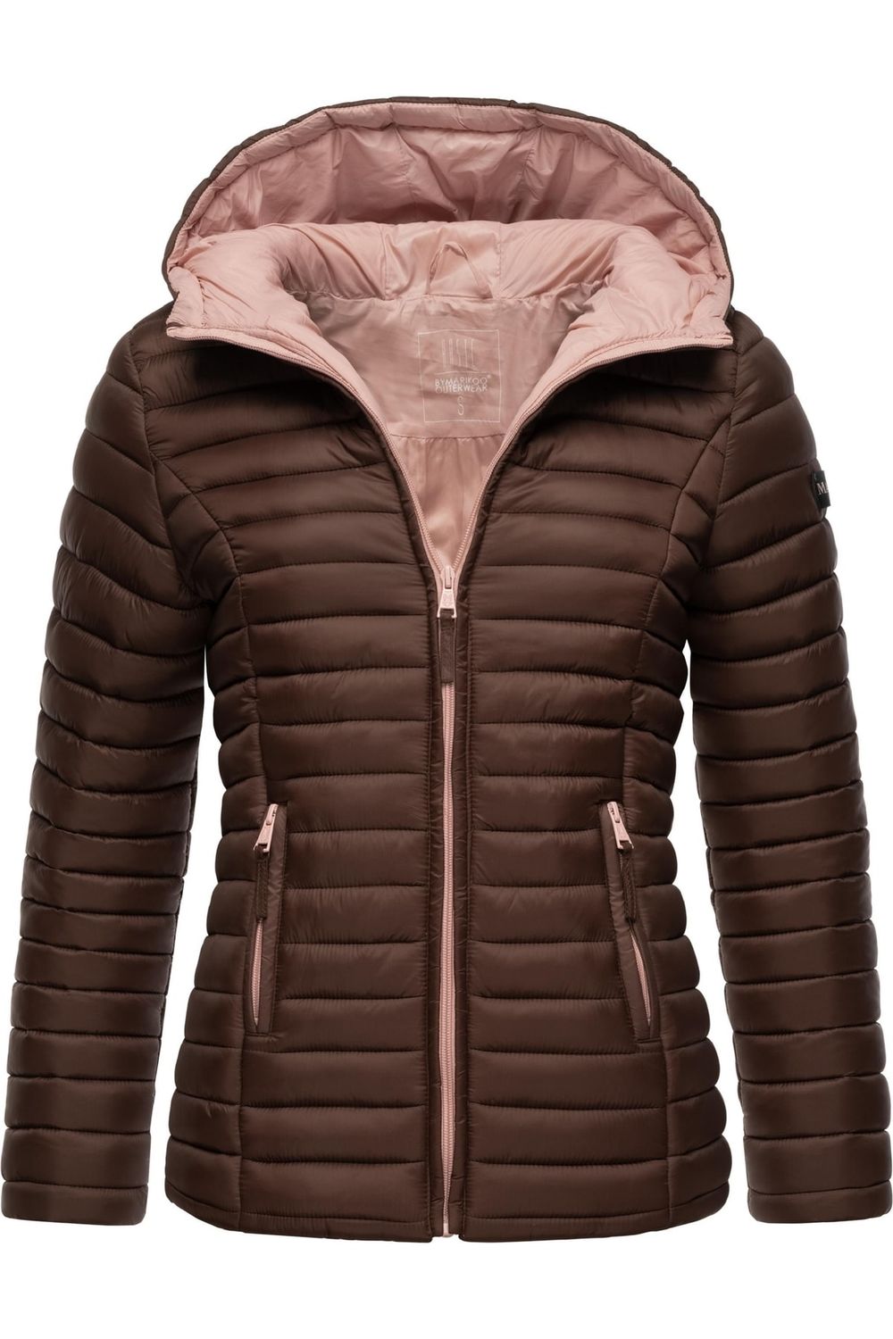 Winterjacke - Lila Puffer Marikoo - Trendyol -